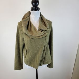 Anthropologie Saturday Sunday Shawl Moto Jacket